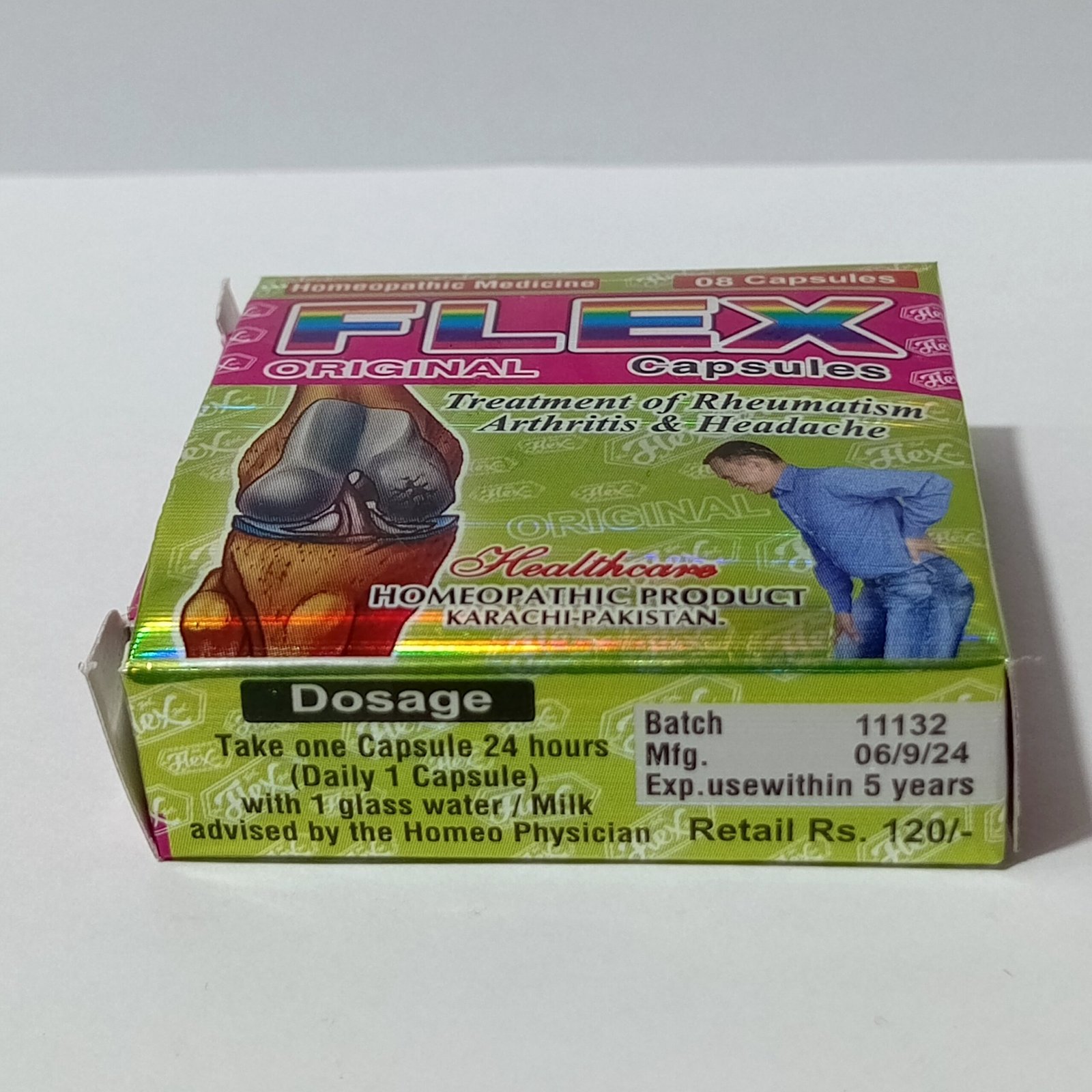 Flex capsule for joint pain