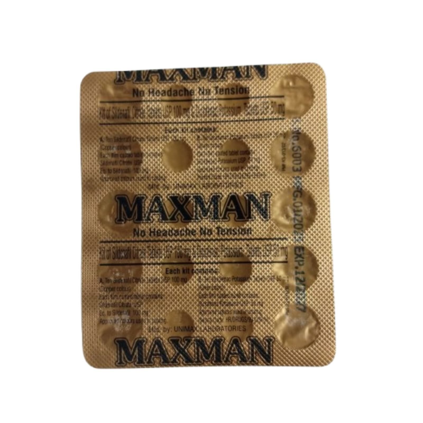 maxman timing tablets