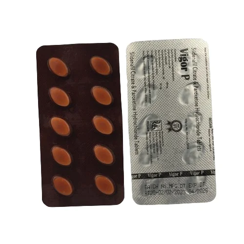 Vigor P Sildenafil Paroxetine Tablets