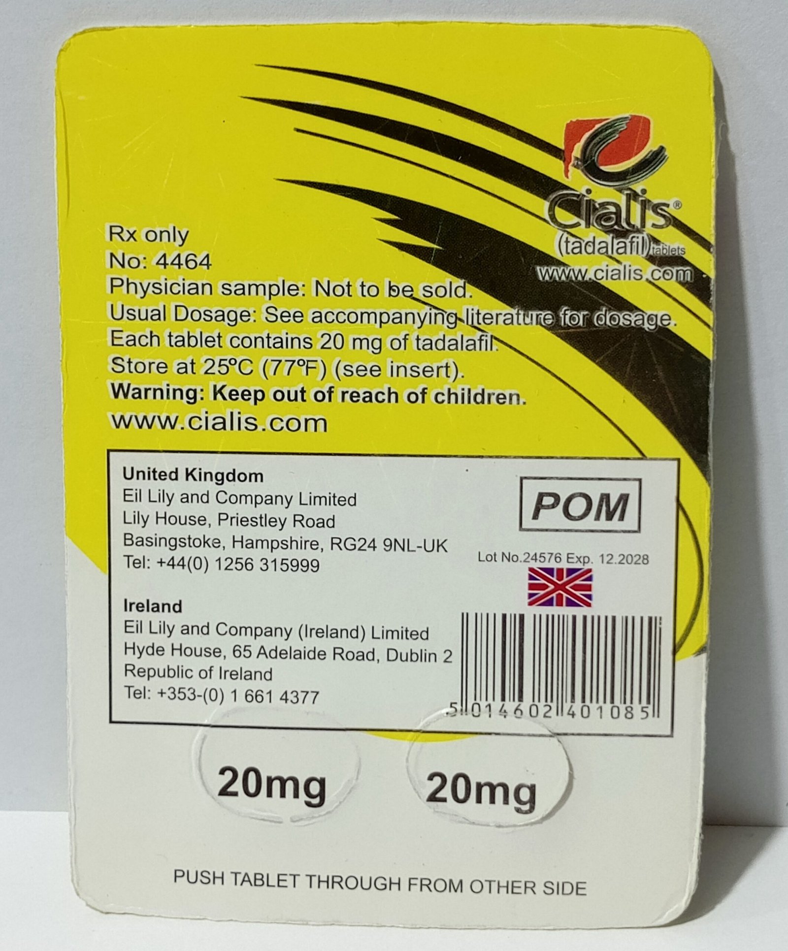 Cialis Tablet Tadalafil 2s for Timing and Hardness