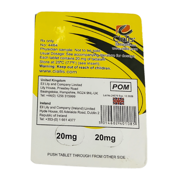 Cialis Gold 20mg 10-Tablets