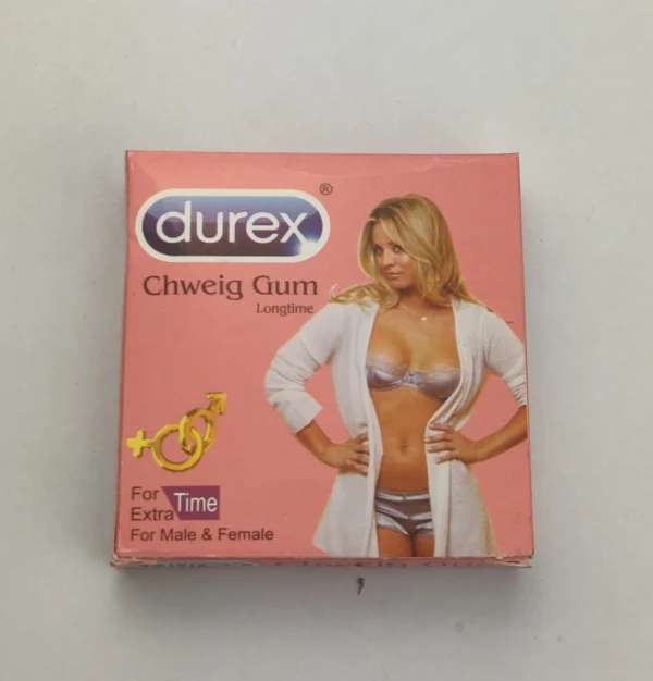 Durex Chewing Gum Strawberry Flavor