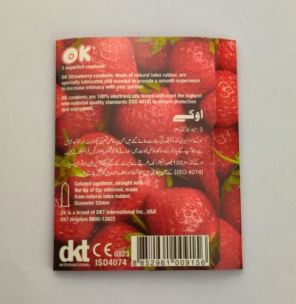 OK Strawberry Condom